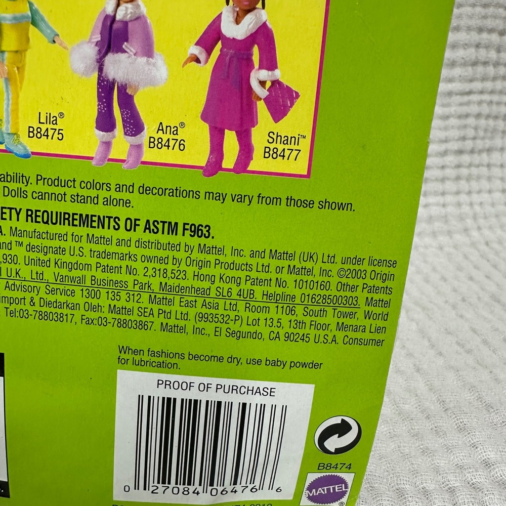 VTG 2003 Polly Pocket Winter Cool doll & fashion outfits Target exclusive New - Picture 6 of 7